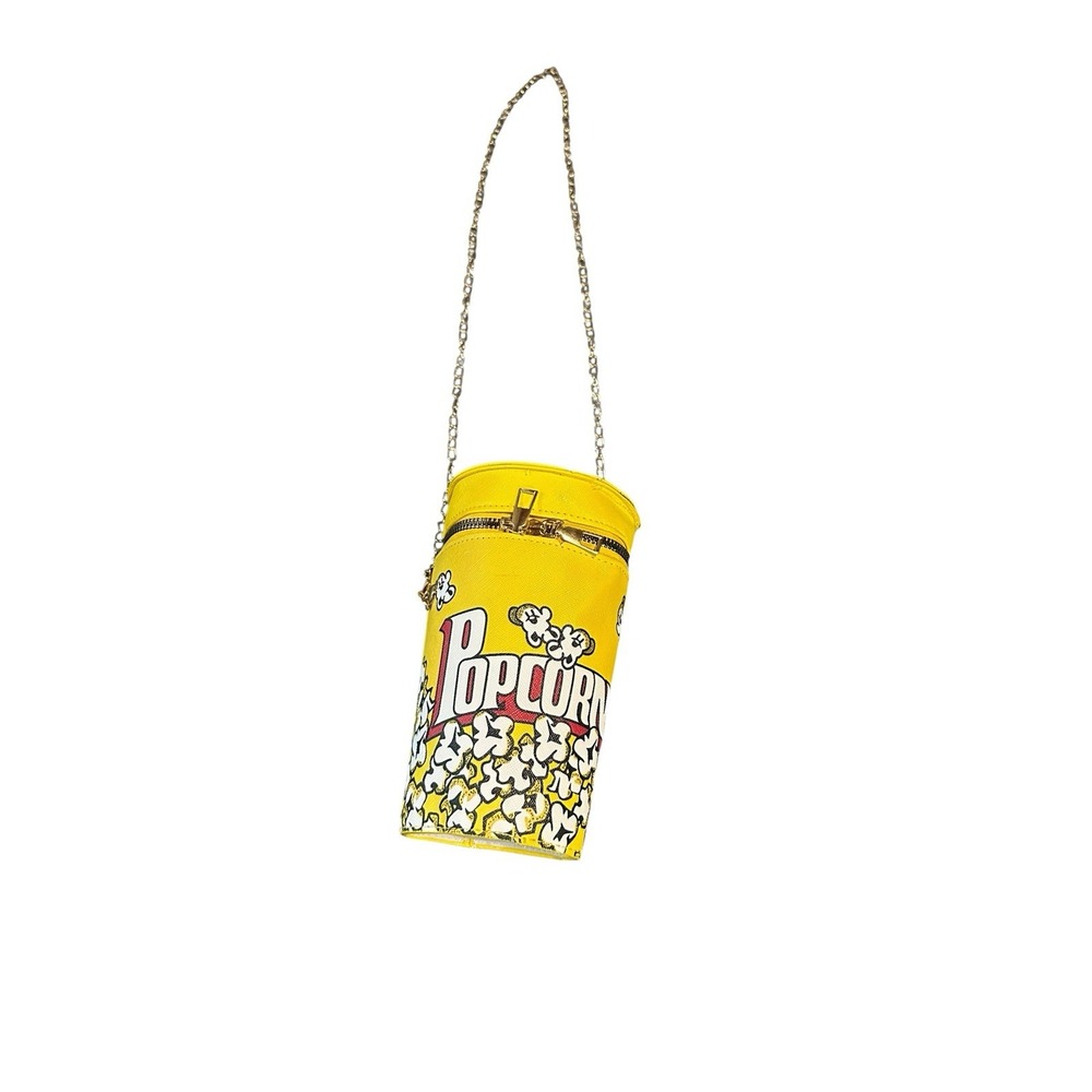 NEW pop corn cross body purse bag‎ food novelty